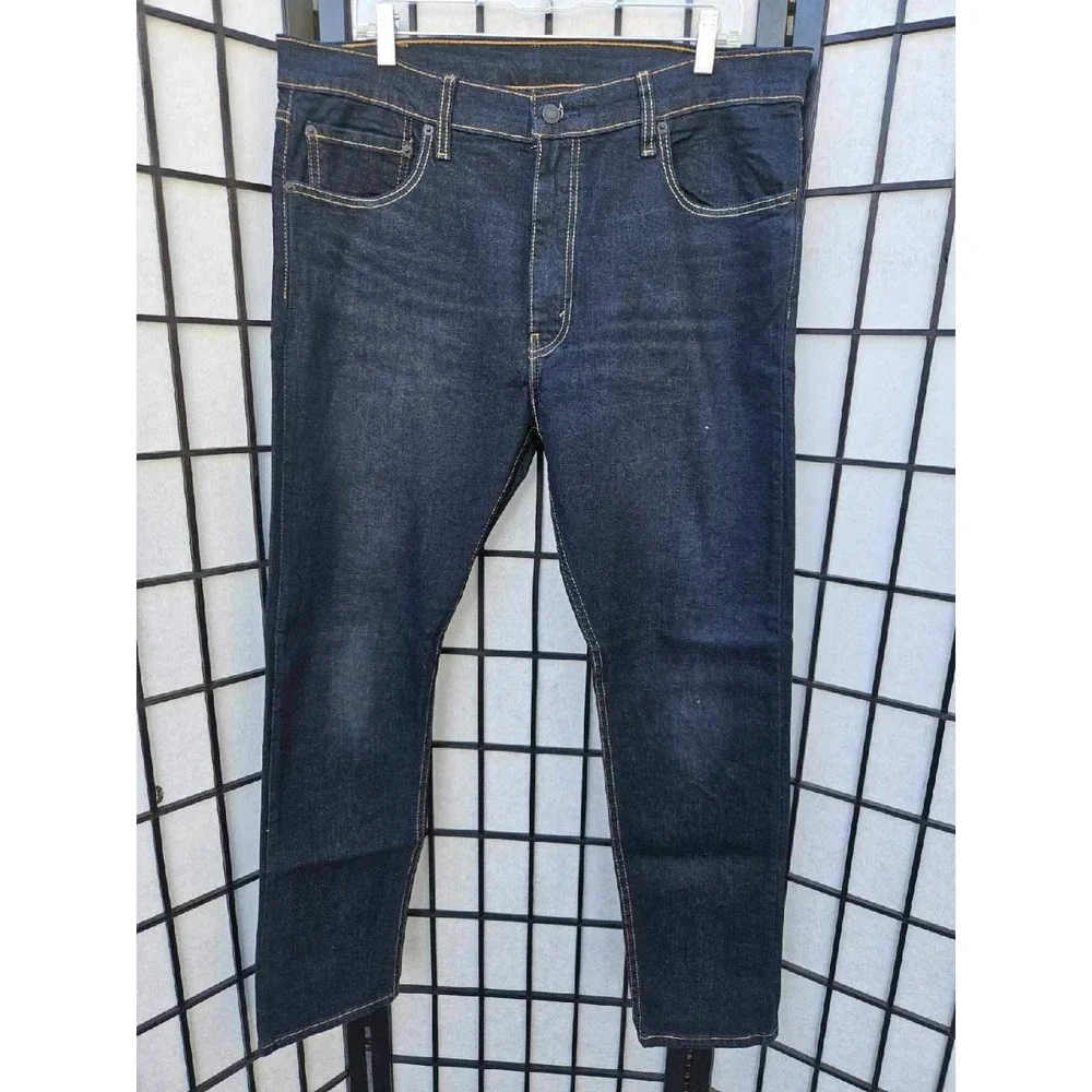 LEVI'S 512™ Slim Taper‎ Jeans – Men's 38x30 – Dark Blue Stretch – NEW WITH TAGS